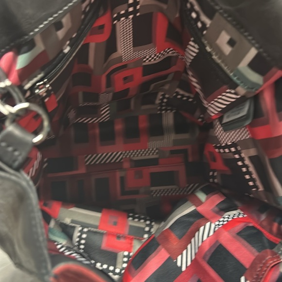 Longchamp - Leather & Suede multi color tote with pockets. NWOT - Picture 7 of 11